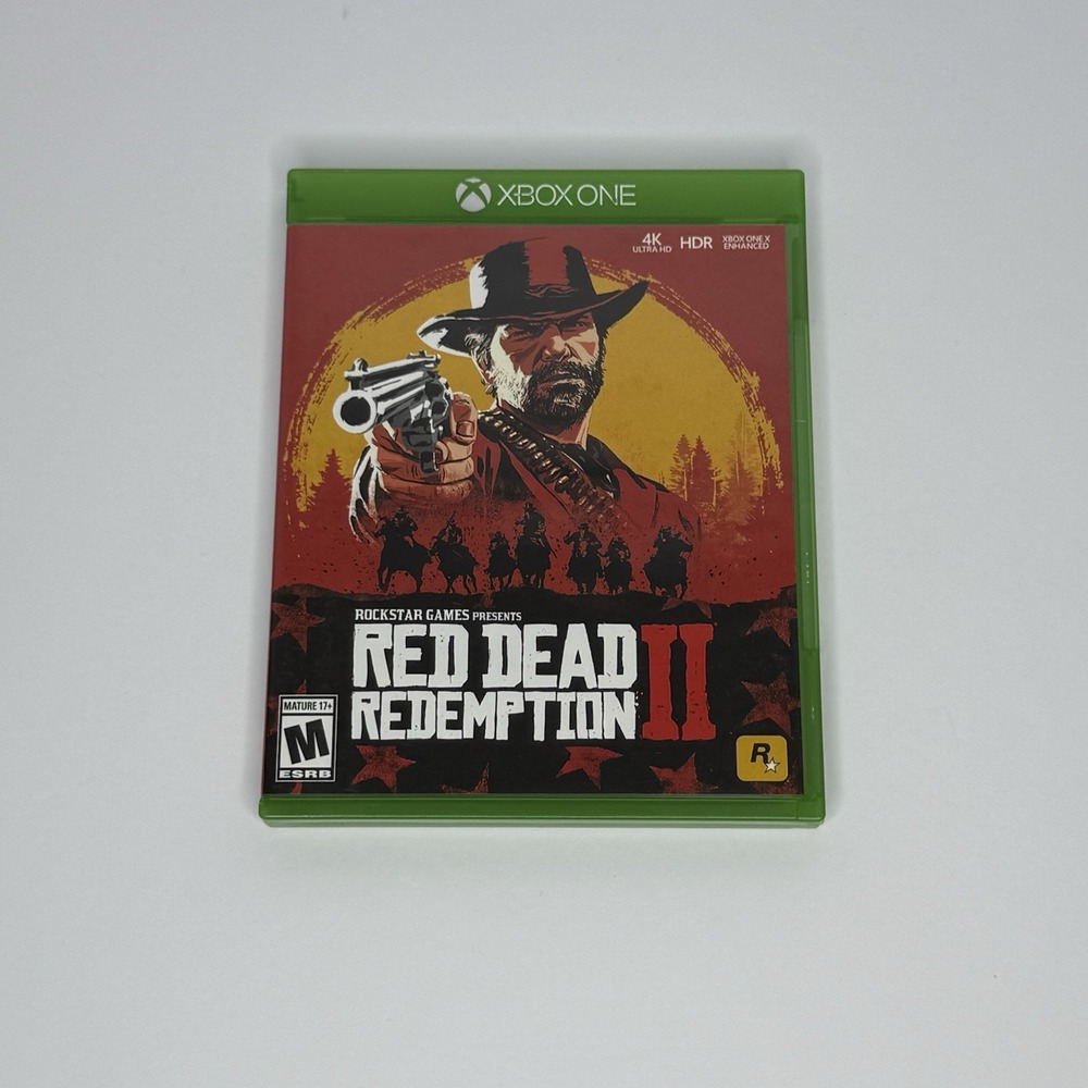 Red Dead Redemption 2 RDR2 Microsoft Xbox One CIB 2 Discs And Map Tested Working